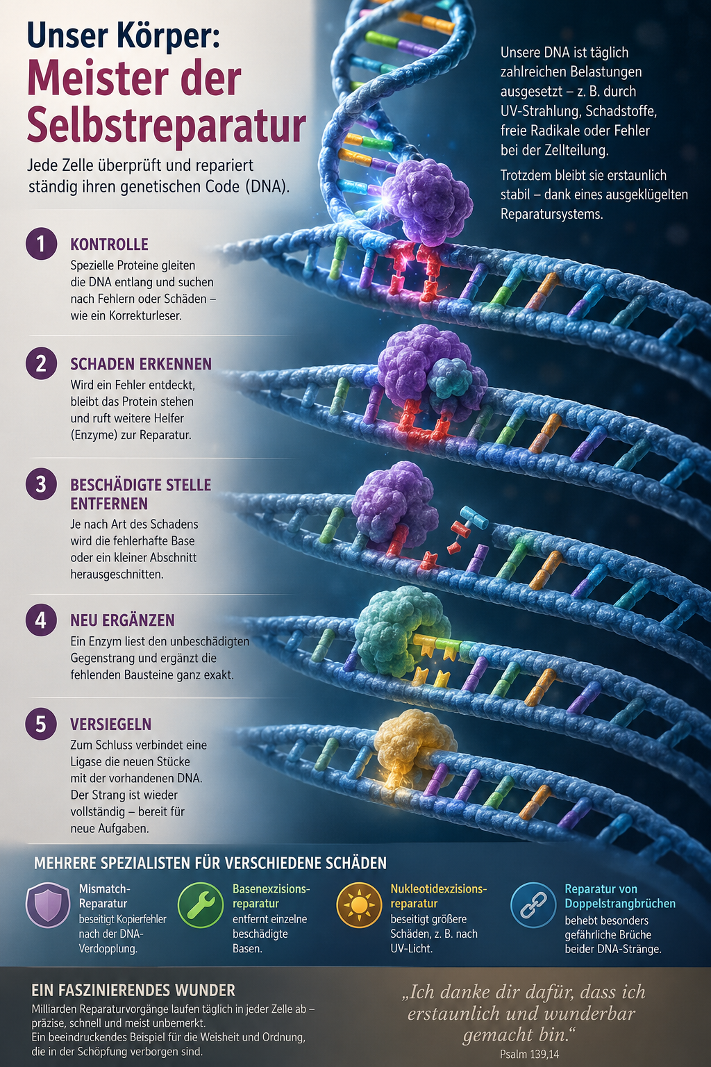 Reparatur der DNA-KI